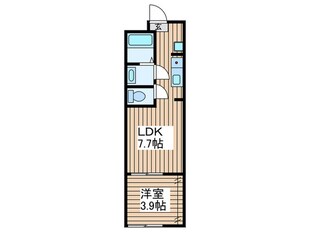 Ｅｒｆｏｌｇ鳩ケ谷の物件間取画像